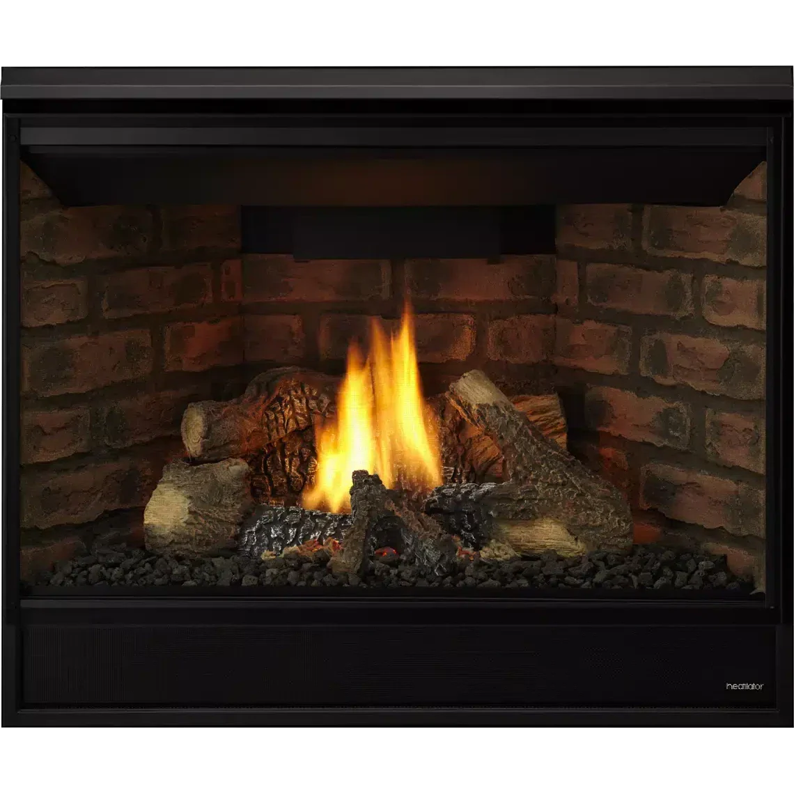 Heatilator Novus 36" Traditional Top/Rear Direct Vent Propane Gas Fireplace With IntelliFire Ignition System