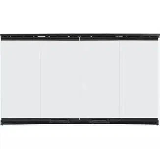 Heatilator Original Glass Bi-Fold Doors With Black Trim for ST42A Wood Burning Fireplace