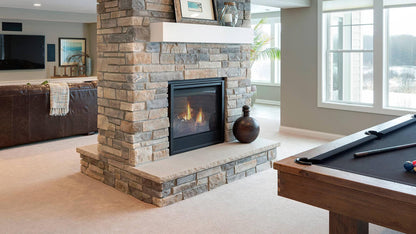 Heatilator See Through 36" Top/Rear Direct Vent Natural Gas Fireplace With IntelliFire Touch Ignition System