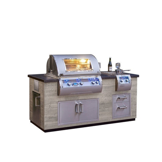 Fire Magic Grills ID660-77BA 77-Inch Reclaimed Wood Island System, French Barrel Oak (ID660-FOD-77BA)