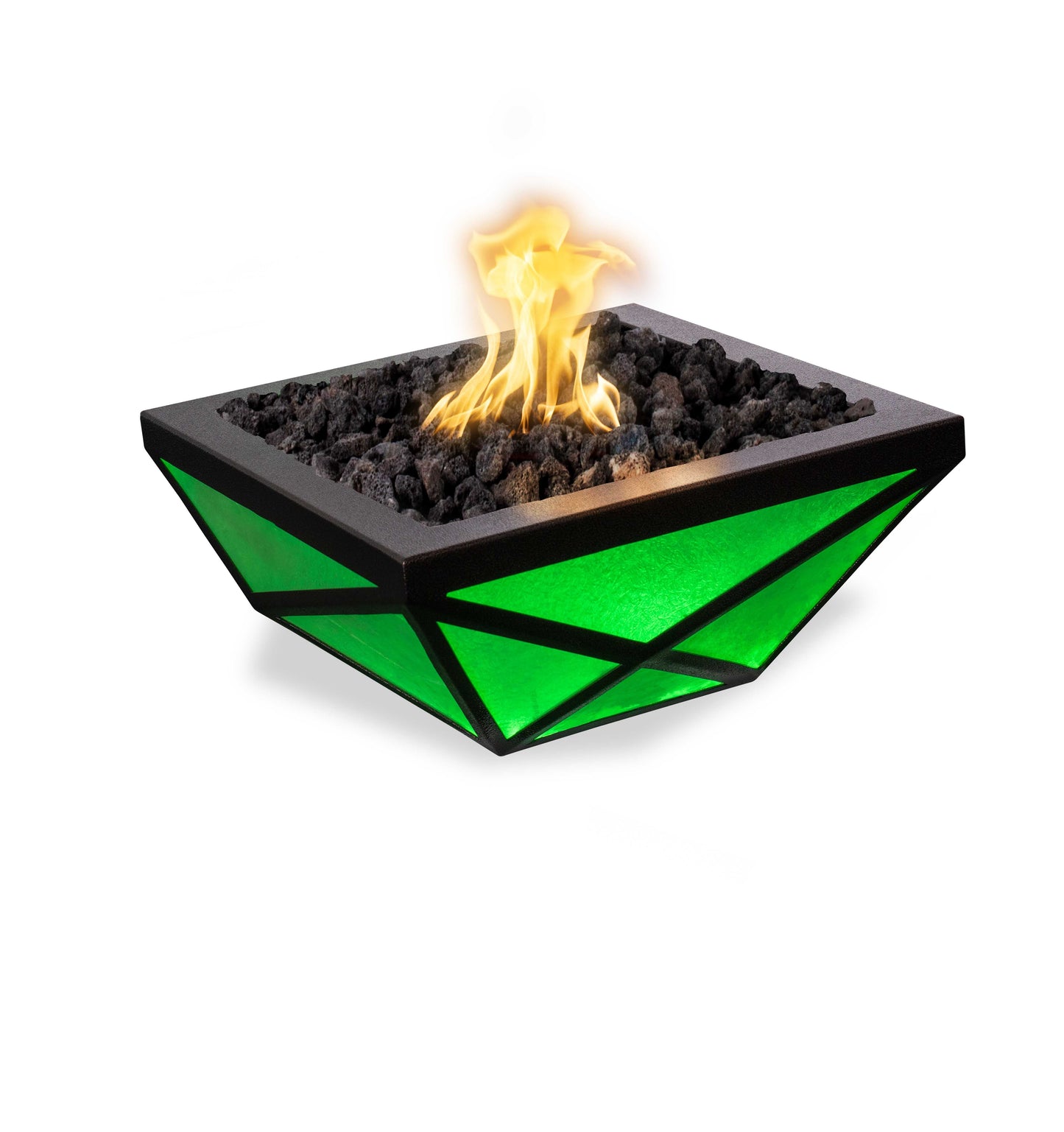 Gladiator Led Fire Bowl Metal Powder Coat by The Outdoor Plus - Free Cover Included