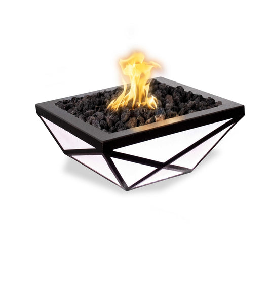 Gladiator Led Fire Bowl Metal Powder Coat by The Outdoor Plus - Free Cover Included
