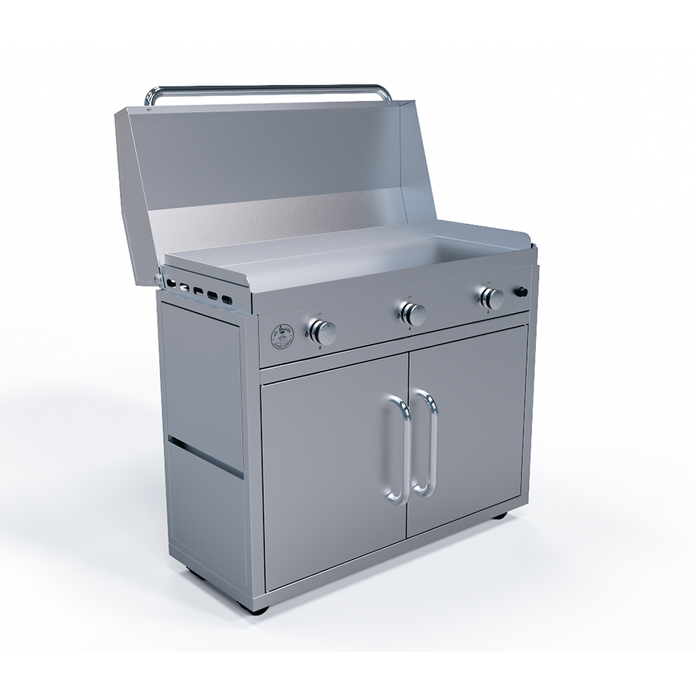 Freestanding Cart for The Big Texan Griddle - GFCART105