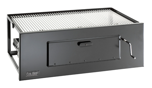 Fire Magic Lift-A-Fire Built-In Charcoal Grill