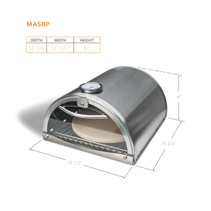 Mont Alpi Universal Side Burner Pizza Oven