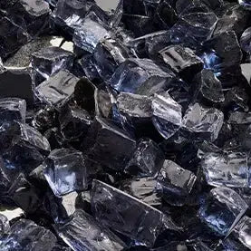 Majestic 5 Lbs. Graphite Embers Crushed Glass Media for Meridian Modern Fireplace