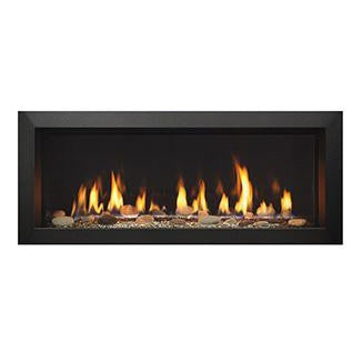 Majestic Black Picture Frame Front forEchelon II See-Through 36" Gas Fireplace