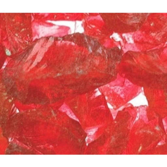 Majestic Scarlet Crushed Glass Media for Lanai Outdoor Gas Fireplace