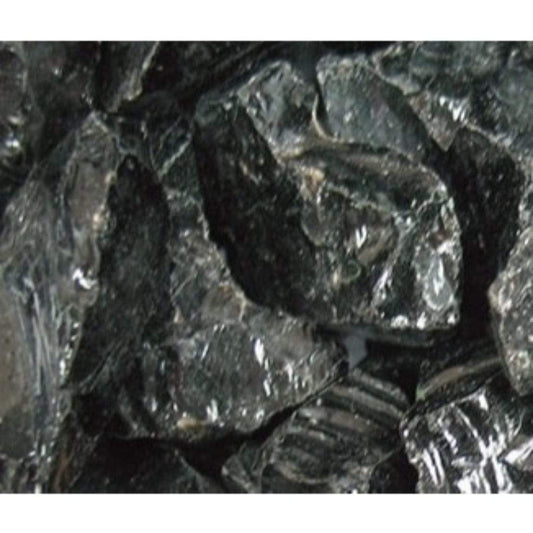 Majestic Ebony Crushed Glass Media for Lanai Outdoor Gas Fireplace