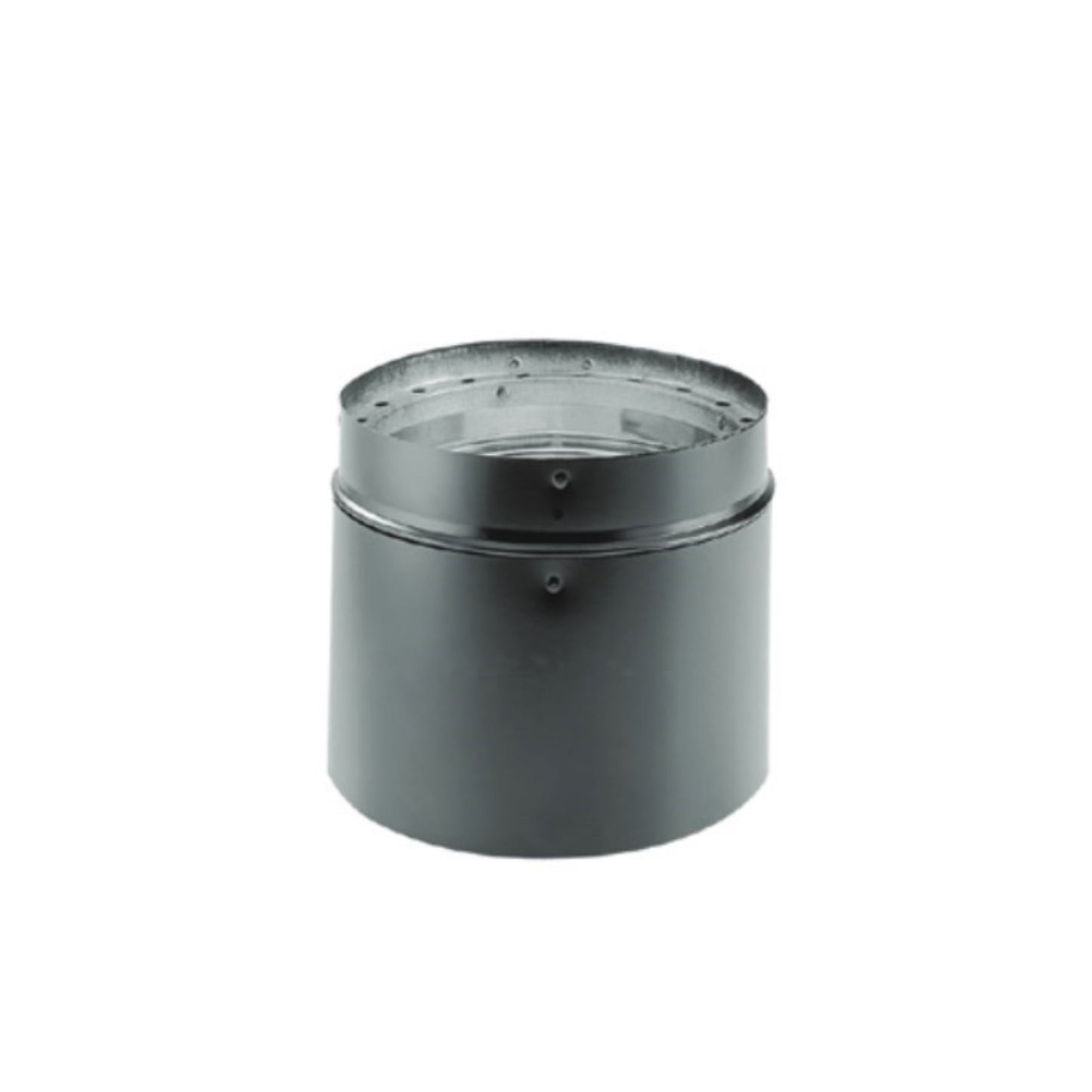 Majestic DVL 6" x 12" Black Adjustable Double-Wall Pipe