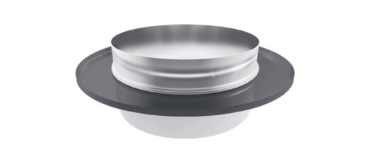 Majestic DVL/DuraBlack 6" Stainless Steel Adapter With Trim