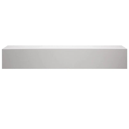 Majestic Design Series Ozark 59" Primed MDF Transitional Style Wood Mantel Shelf With Custom Whitewash Stain Color
