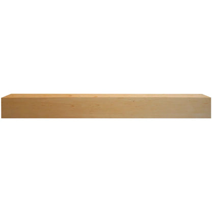 Majestic Design Series Ozark 59" Unfinished Maple Transitional Style Wood Mantel Shelf With Custom Whitewash Stain Color