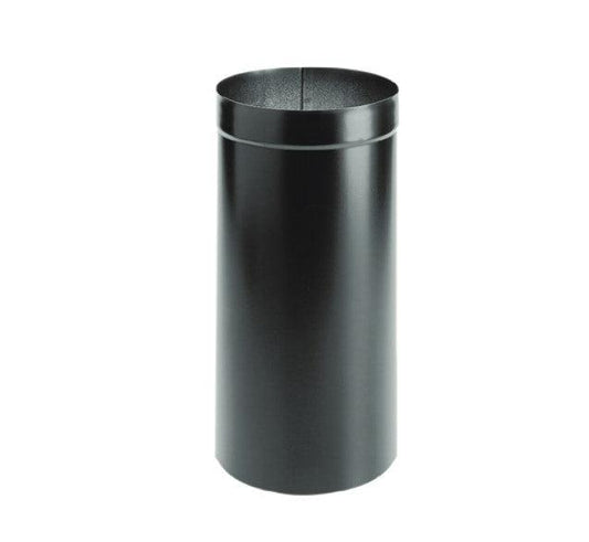 Majestic DuraBlack 6" Black Oval to Round Adapter