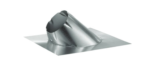 Majestic DuraTech 6" 7/12 - 12/12 Pitch Large Base Adjustable Galvalume Roof Flashing