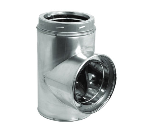 Majestic DuraTech 6" Standard Galvalume Tee With Cap