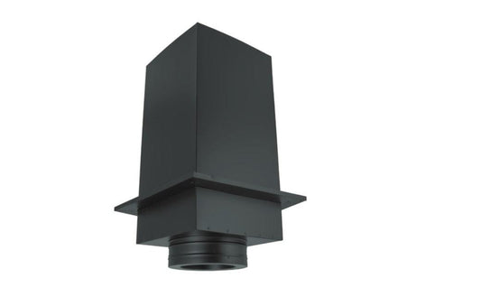 Majestic DuraTech 6" x 11" Black Square Ceiling Support Box