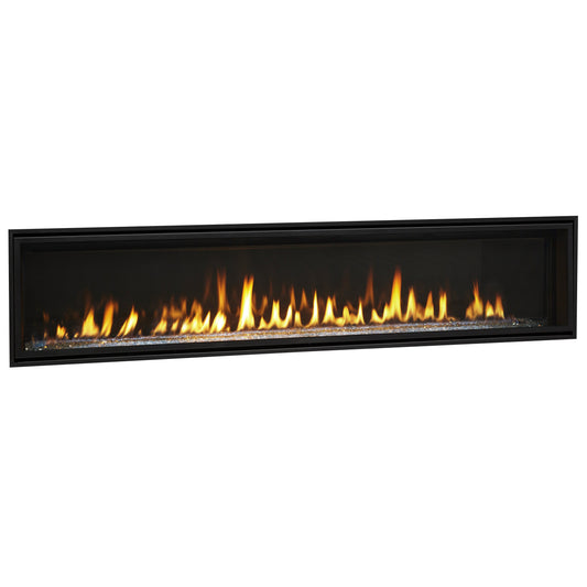 Majestic Echelon II 72" Linear Contemporary Direct Vent Natural Gas Fireplace With IntelliFire Touch Ignition System