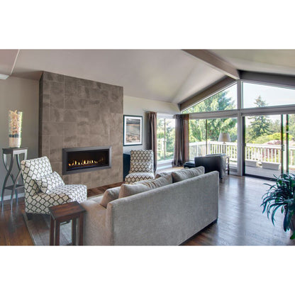 Majestic Jade 42" Linear Contemporary Direct Vent Natural Gas Fireplace With IntelliFire Touch Ignition System