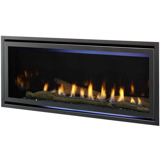 Majestic Jade 42" Linear Contemporary Direct Vent Natural Gas Fireplace With IntelliFire Touch Ignition System