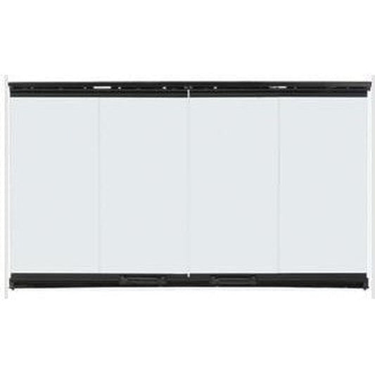 Majestic Original Bi-Fold Glass Doors for Biltmore Wood Burning Fireplace