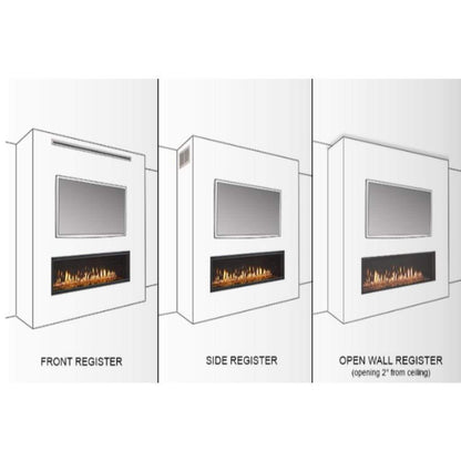 Majestic Passive Heat Trim Kit for Side Discharge for Jade, Meridian Series and DVLinear Gas Fireplaces