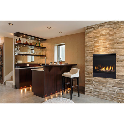 Majestic Quartz 32" Traditional Top/Rear Direct Vent Propane Gas Fireplace With IntelliFire Touch Ignition System
