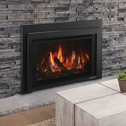 Majestic Ruby 25" Traditional Direct Vent Natural Gas Fireplace Insert With IntelliFire Touch Ignition System