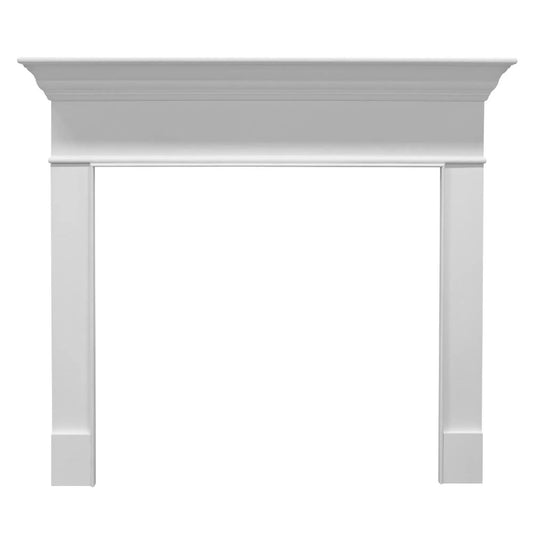 Majestic Select Series Wescott A 44" Primed MDF Transitional Style Flush Wood Fireplace Mantel