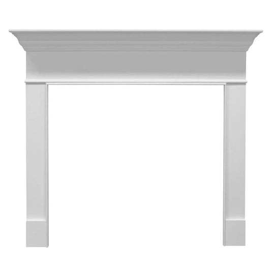 Majestic Select Series Wescott B 48" Primed MDF Transitional Style Flush Wood Fireplace Mantel