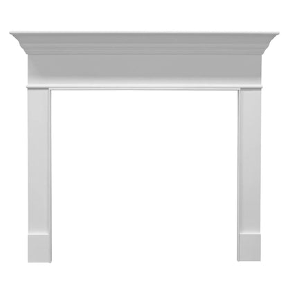 Majestic Select Series Wescott B 48" Primed MDF Transitional Style Flush Wood Fireplace Mantel With Custom Provincial Stain Color