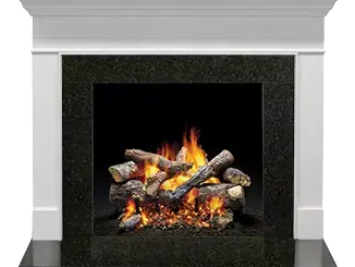 Majestic Select Series Wescott B 48" Primed MDF Transitional Style Flush Wood Fireplace Mantel With Custom Provincial Stain Color