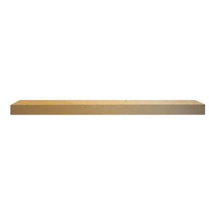 Majestic Signature Series Fillmore 59" Unfinished Maple Transitional Style Wood Mantel Shelf With Custom Ebony Stain Color