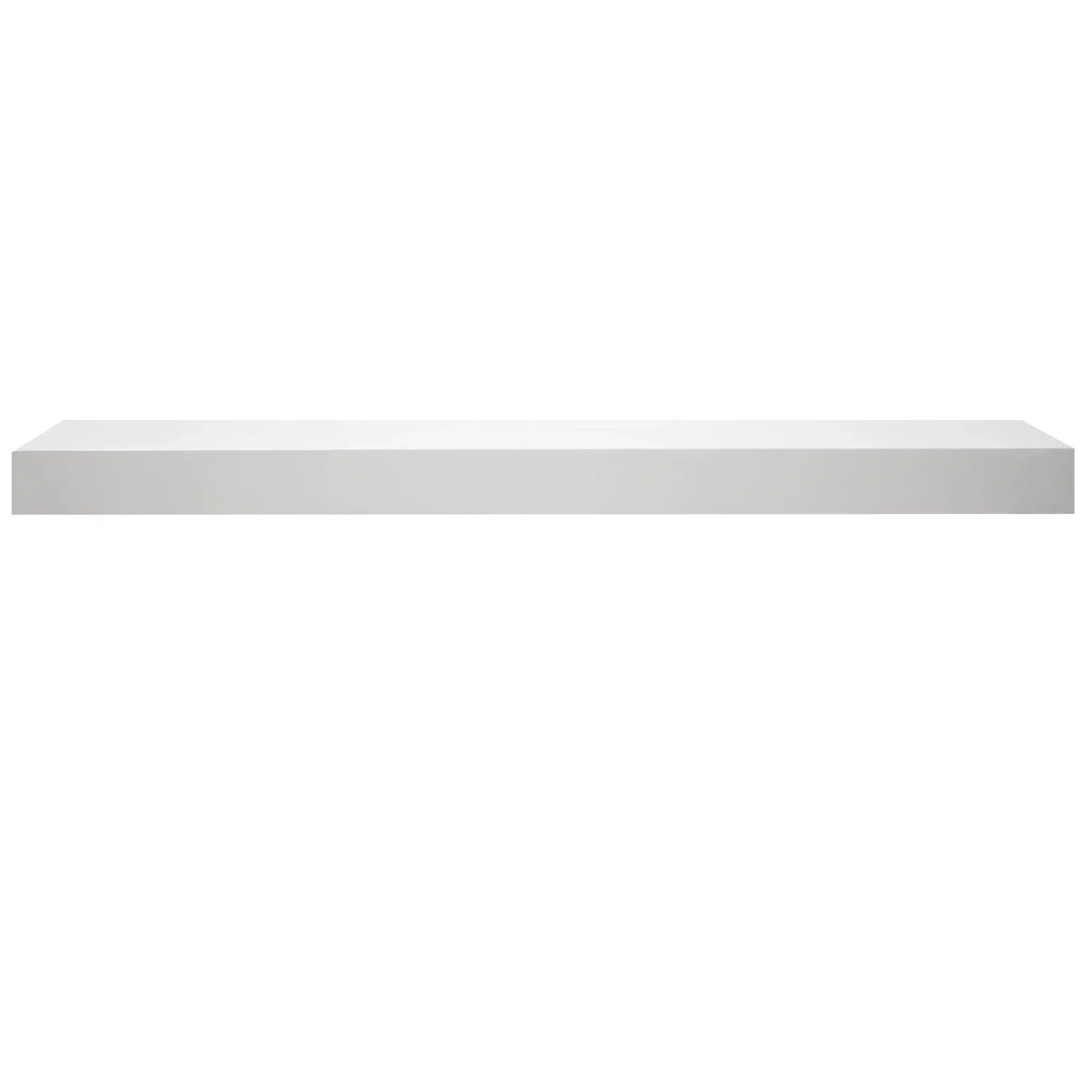 Majestic Signature Series Fillmore 72" Primed MDF Transitional Style Wood Mantel Shelf With Custom New Gray Stain Color