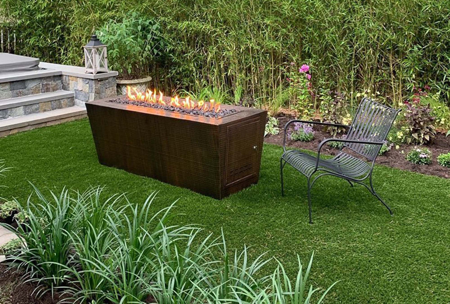Mesa Fire Pit by The Outdoor Plus - Free Cover Included