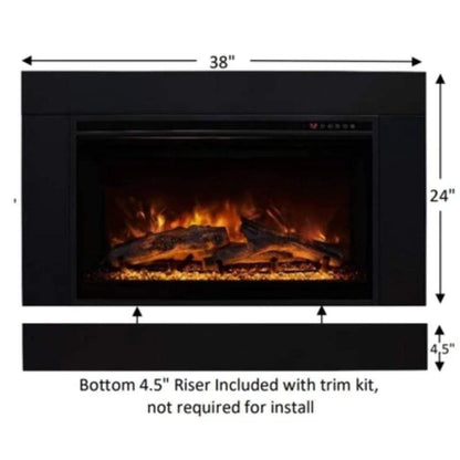Modern Flames 29" ZCR2 Electric Fireplace Insert with Logs