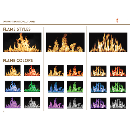 Modern Flames Orion Traditional Virtual 36" Built-in Electric Fireplace Insert