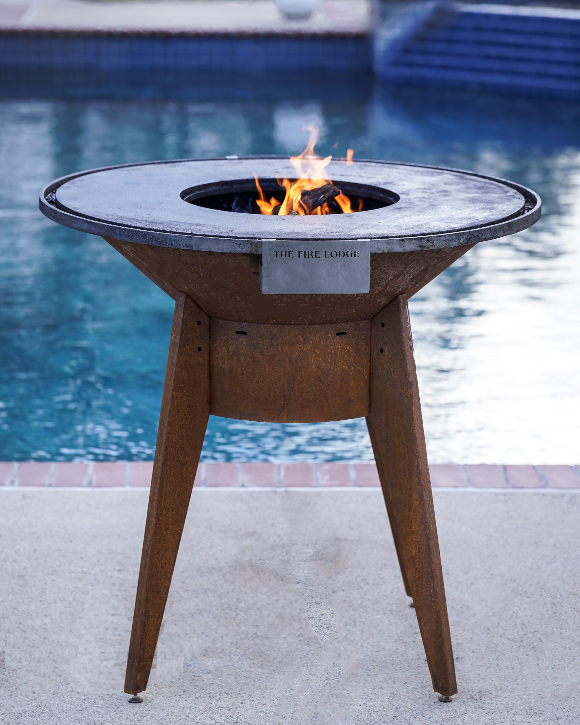 Mojave Wood Burning Grill by The Outdoor Plus | American Fire Features