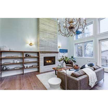 Monessen Attribute 42" Universal Circulating Vent Free Firebox With Radiant Face and Multitonal Gray Reversible Interior Panels