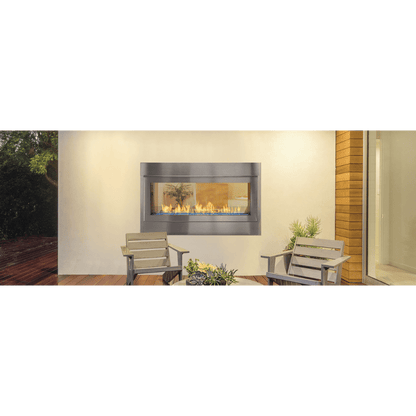 Monessen Artisan 48" Vent Free See-Through Liquid Propane Gas Linear Fireplace With IPI Plus Ignition