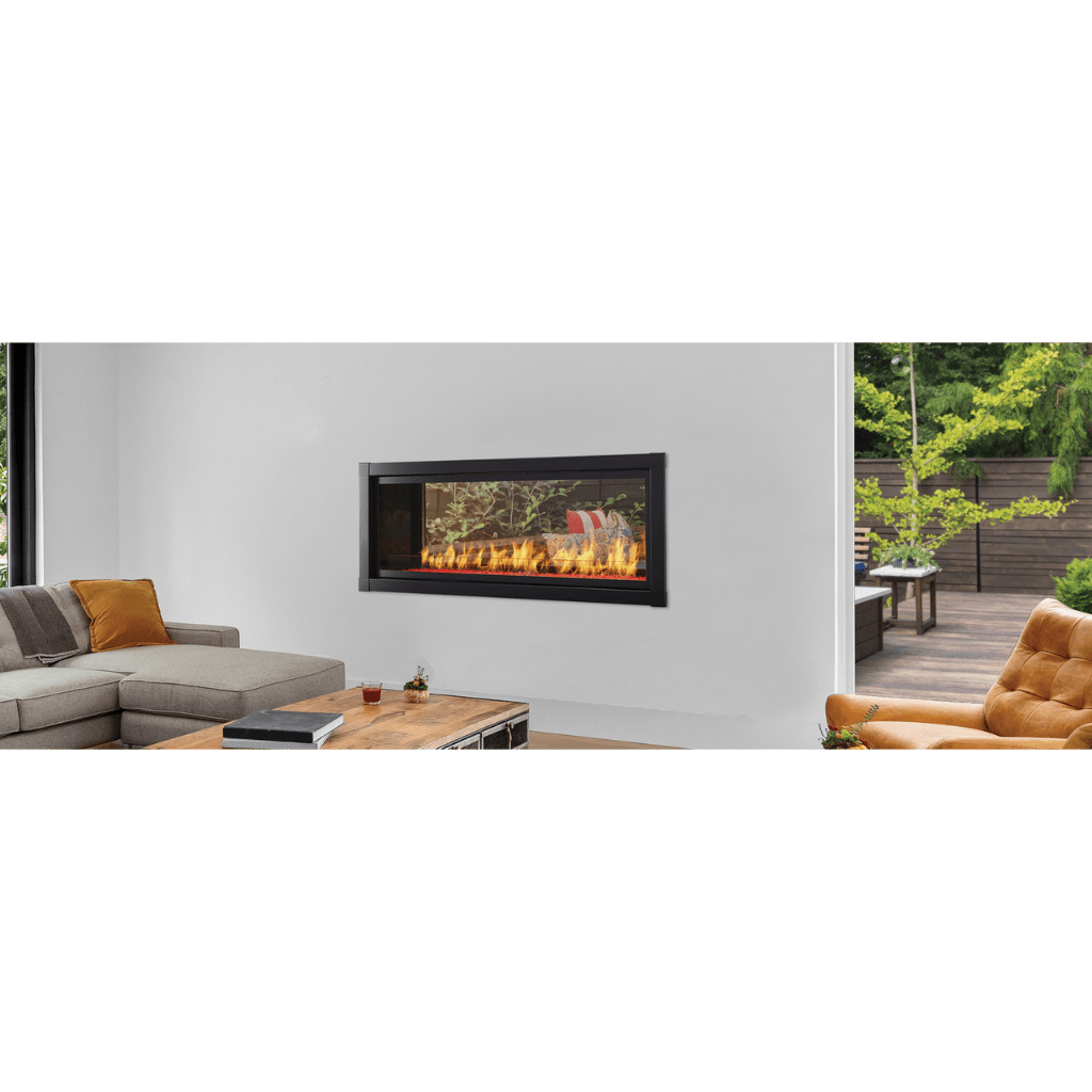 Monessen Artisan 48" Vent Free See-Through Liquid Propane Gas Linear Fireplace With IPI Plus Ignition