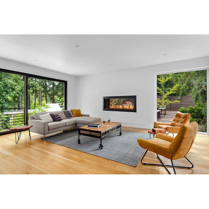 Monessen Artisan 48" Vent Free See-Through Liquid Propane Gas Linear Fireplace With IPI Plus Ignition