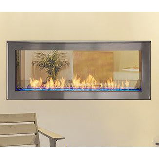 Monessen Artisan 48" Vent Free See-Through Liquid Propane Gas Linear Fireplace With IPI Plus Ignition
