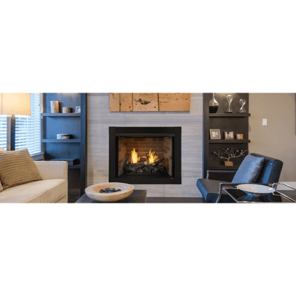 Monessen Attribute 32" Universal Circulating Vent Free Firebox With Radiant Face and Multitonal Brown Reversible Interior Panels
