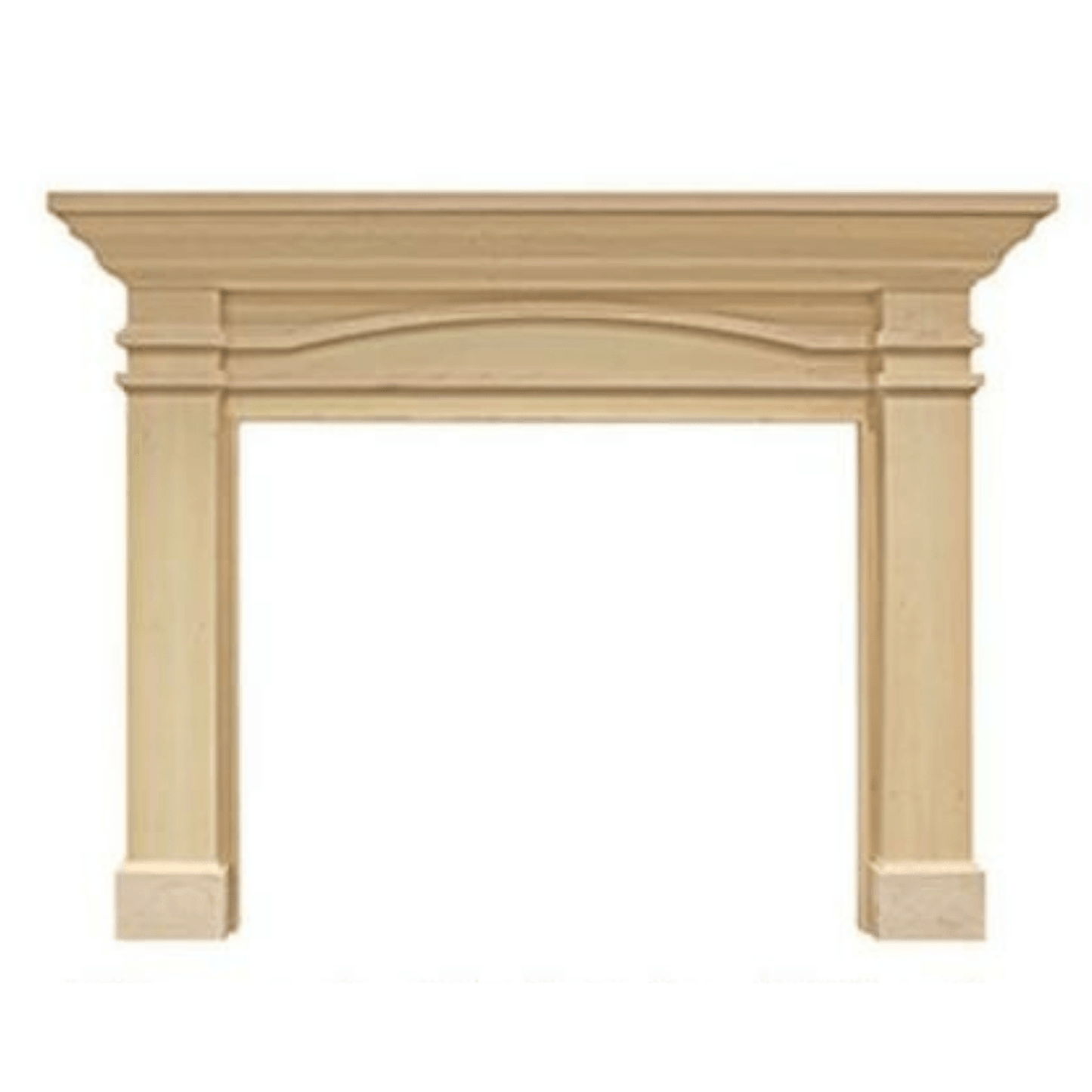 Monessen Design Series Portico C 53" Primed MDF Flush Wood Mantel
