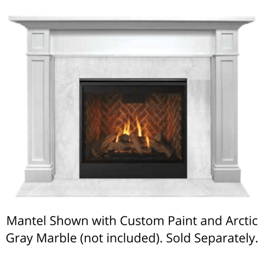 Monessen Signature Series Acadia A 44" Primed MDF Flush Wood Mantel