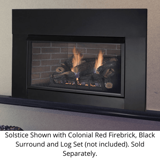 Monessen Solstice 33" Traditional Vent Free Natural Gas Fireplace Insert With Millivolt Ignition