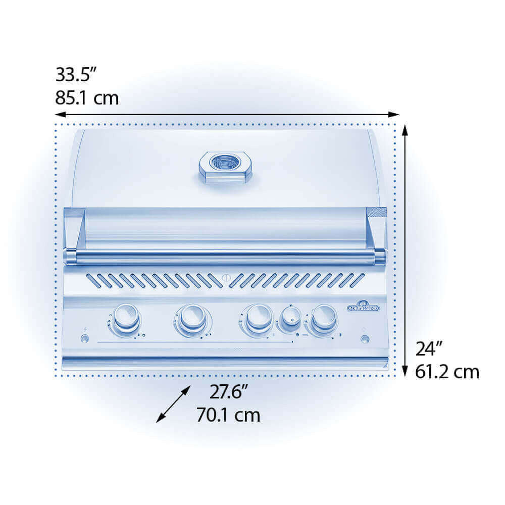 Napoleon Built-In 700 Series 32" 5 Burner Grill with Infrared Rear Burner