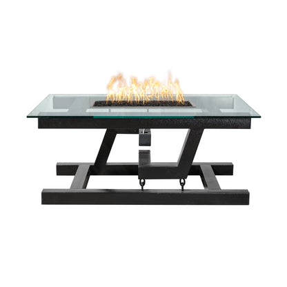 Newton Powder Coated Fire Pit Chain Support by The Outdoor Plus - Free Cover Included