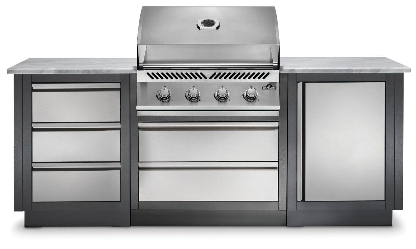 Napoleon Oasis 100 Outdoor Kitchen, Built-in 500 Series 32
